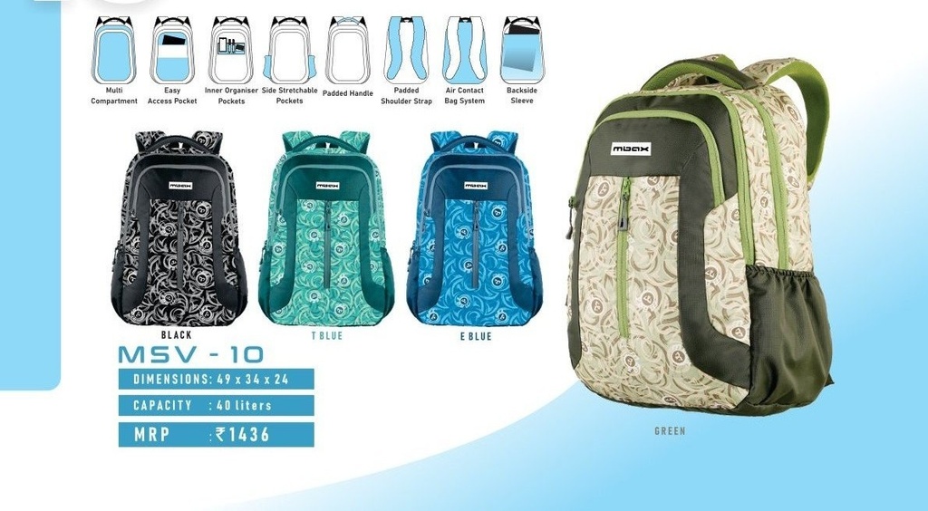 [63361] BACKPACK BAG 40L(49X34X24)