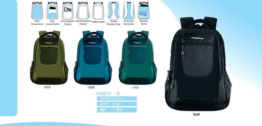 [63362] BACKPACK BAG 40L(49X34X24)