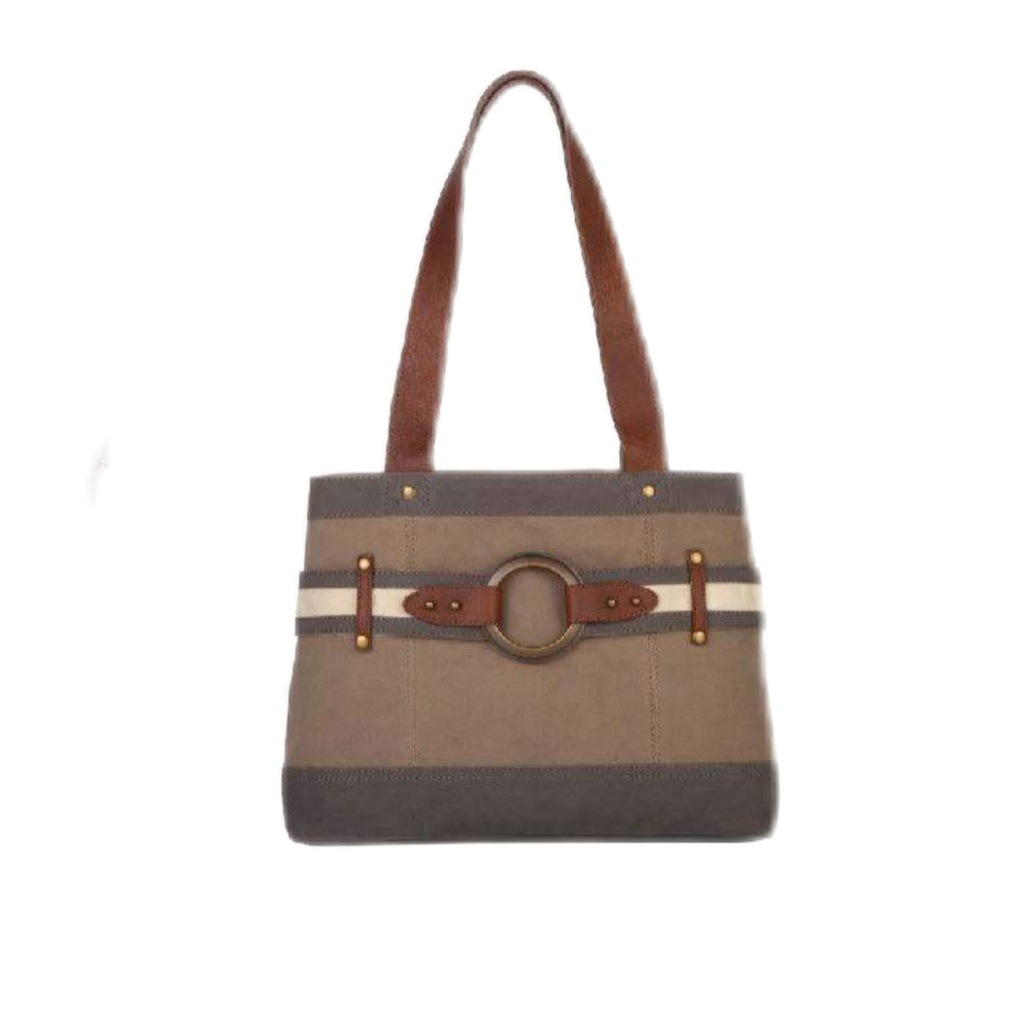 [60640] Elegant Harmony: The Luxurious Mineral Rowen Tote With Artisan Craftsmanship And Functional Design”