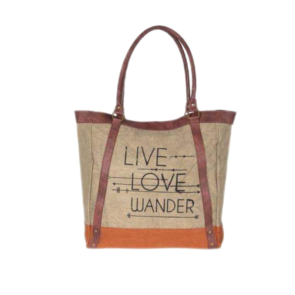 [60669] Live Love Wander Tote