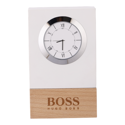 [60688] Hugo Boss Table Clock - Size : 3.5"×5.75"