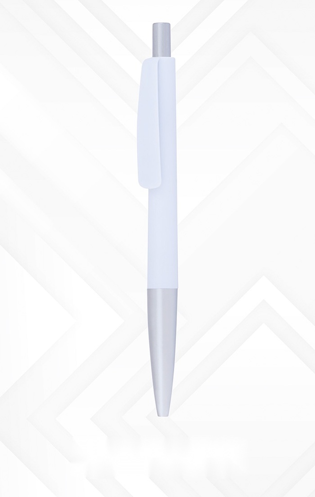 [63414] plastic ball pen with polycover packing
