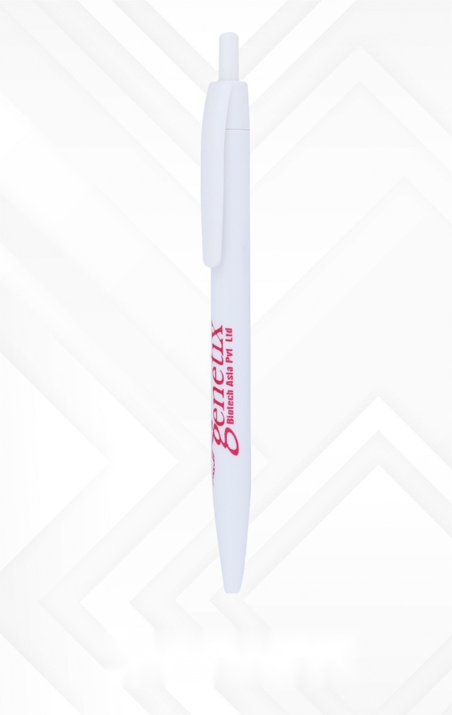 [63420] plastic ball pen with polycover packing