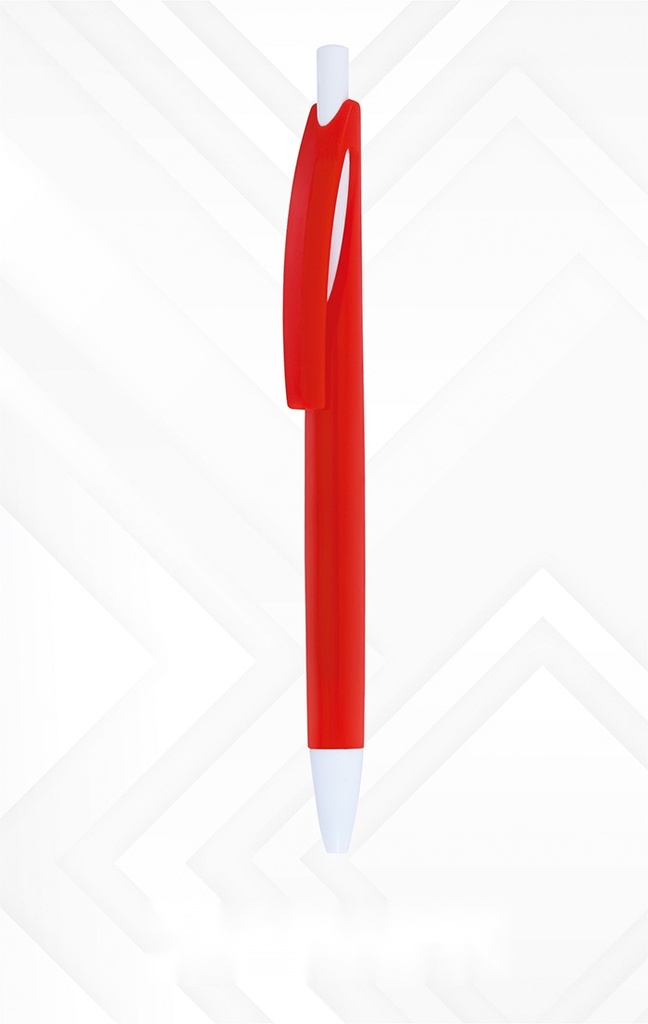 [63429] plastic ball pen with polycover packing
