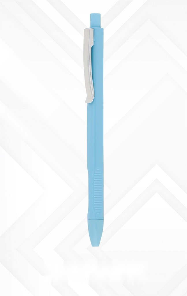 [63431] plastic ball pen (Gel Ink) with polycover packing