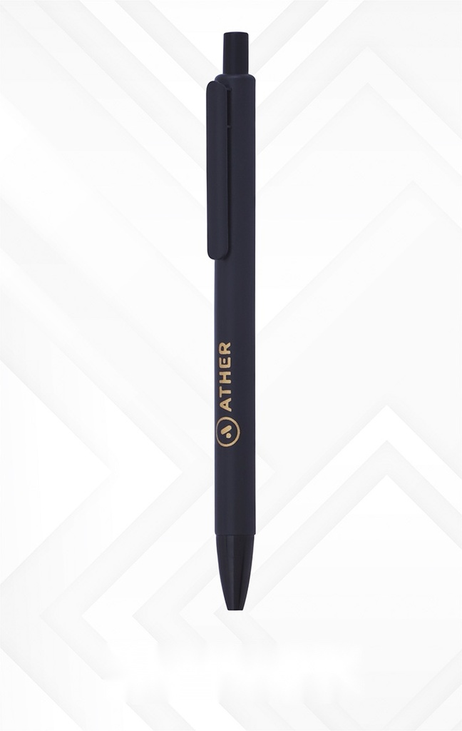 [63442] plastic ball pen with polycover packing