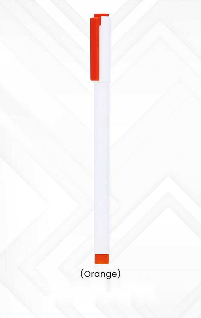 [63444] plastic ball pen  (Red+ Blue+ Green +Orange) with polycover packing