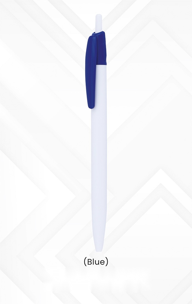 [63445] plastic ball pen (Red & Blue) with polycover packing