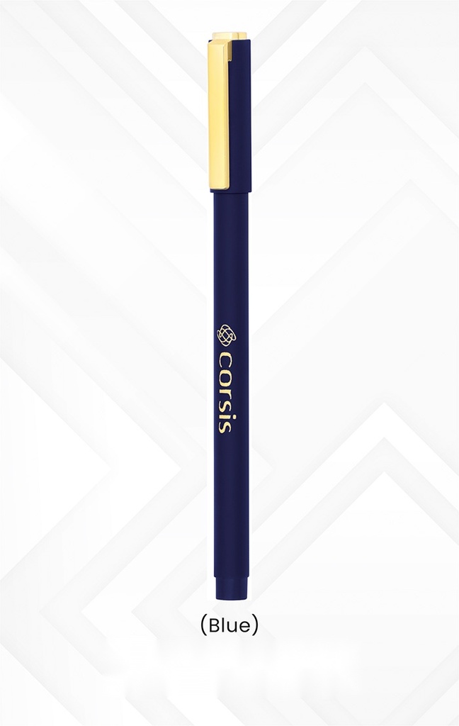 [63456] plastic ball pen (Red + Blue) with polycover packing