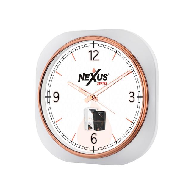 [60713] Wall Clock 11.75" X 11.75 Oval