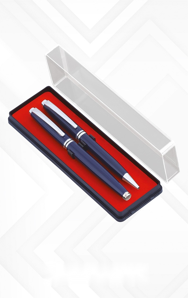 [63562] Mental pen set with box (Set of 2 Pcs)