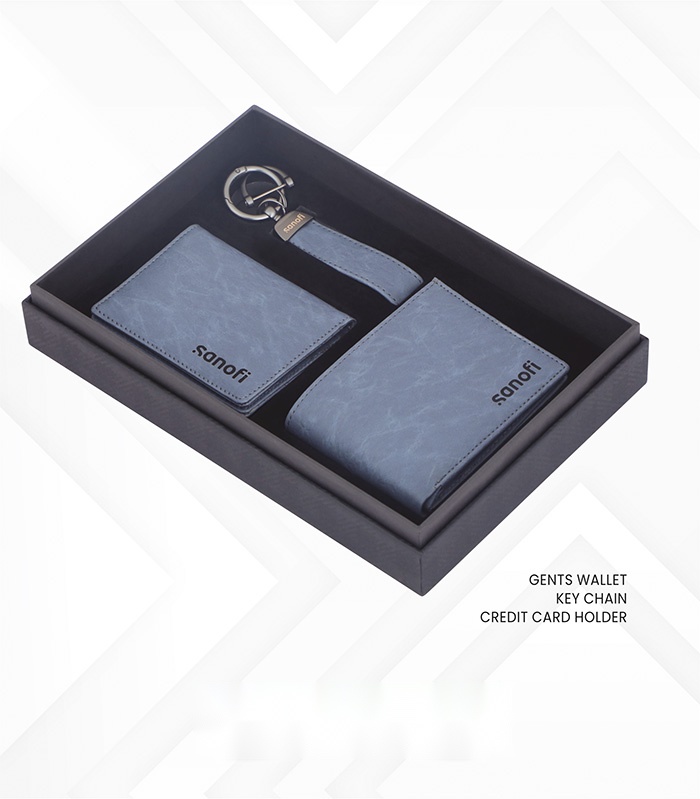 [63681] Key Chain, Credit Card Holders & Gent Wallet (3pc set)
