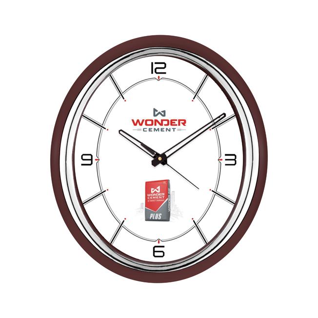 [60729] Wall Clock - Size	11.5" X 12.87"