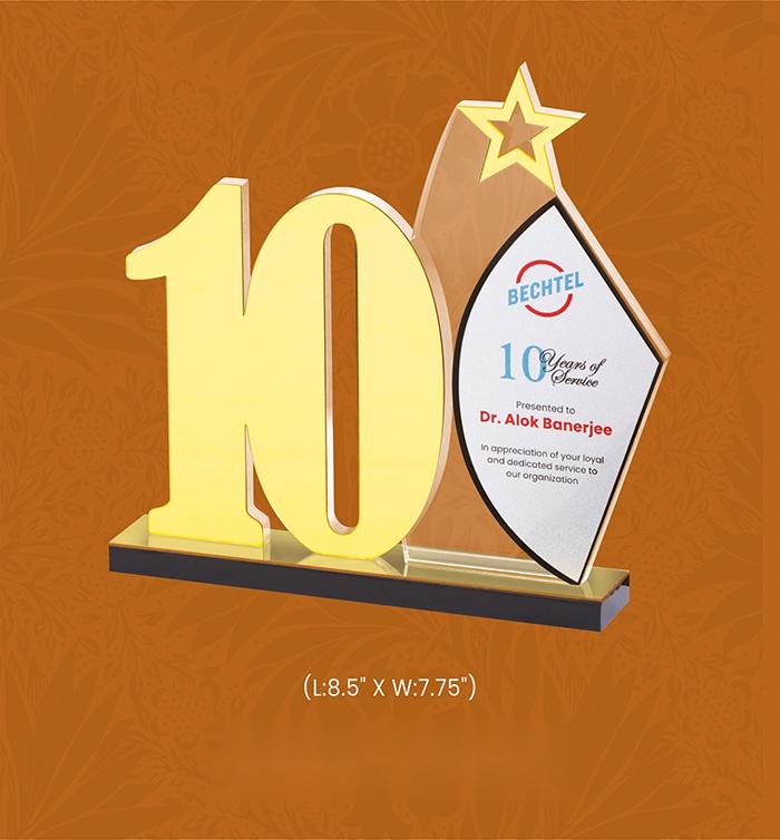 [63702] Acryic Awards with box