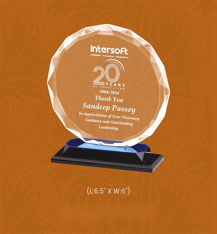 [63703] Acryic Awards with box
