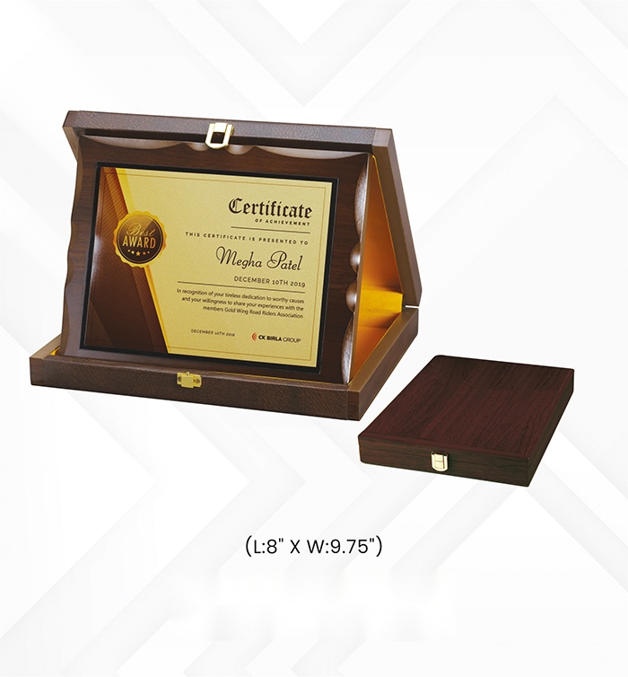 [63741] Mementos & Plaques with box