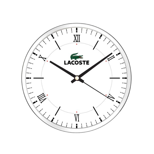 [60735] Silver Finish Round Wall Clock 