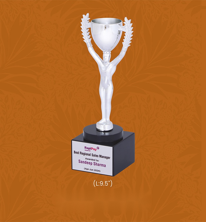 [63782] Trophies & Awards Silver,Gold with box