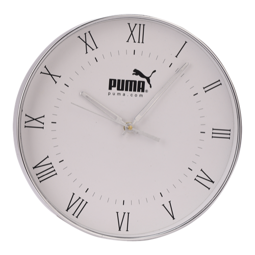 [60792] Puma Wall Clock - Size : 9.5" Dial Size : 9" 