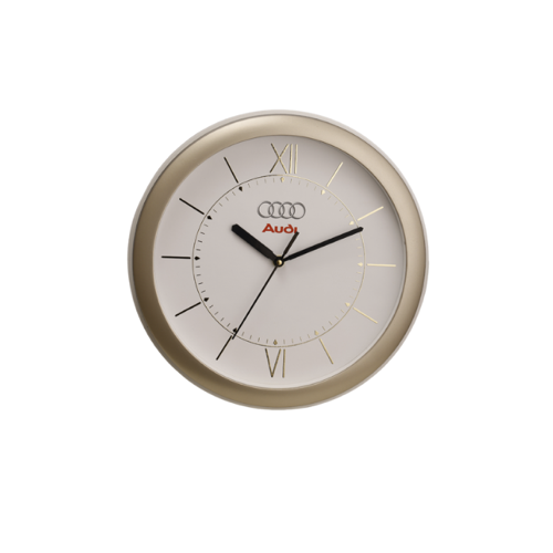 [60806] AUDI Wall Clock - Size : 11.25" Dial Size : 9"