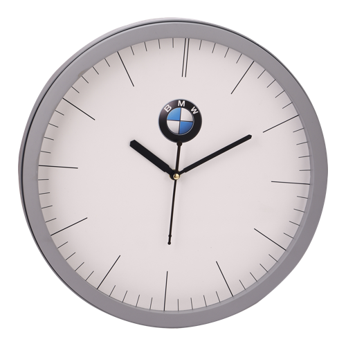 [60807] BMW Wall Clock - Size: 12.25" Dial Size: 10.75"
