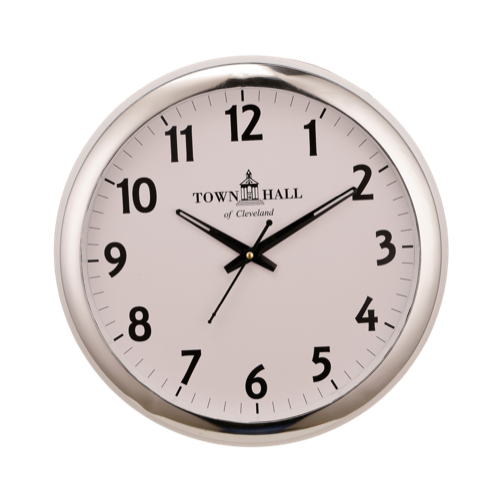 [60826] Townhall Wall Clock - Size : 14" Dial Size : 11" 