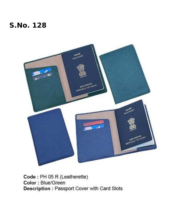 [63941] Passport Cover with card slots - Leatherette