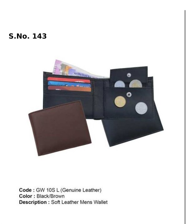 [63956] Mens Wallet - Genuine Leather