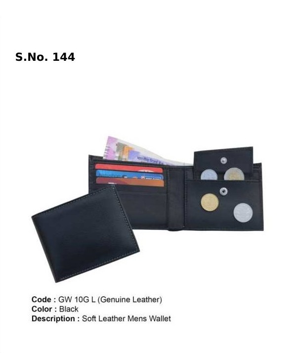 [63957] Mens Wallet - Genuine Leather