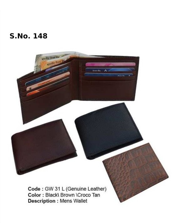 [63961] Mens Wallet - Genuine Leather