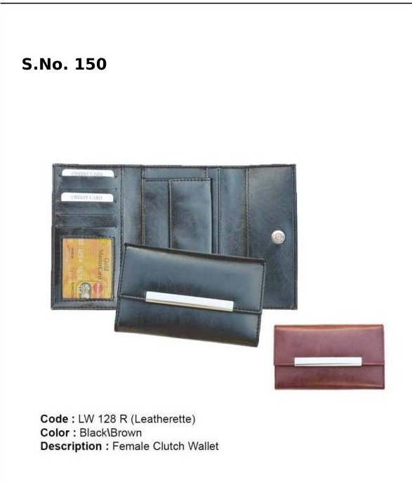 [63963] Female Clutch Wallet - Leatherette