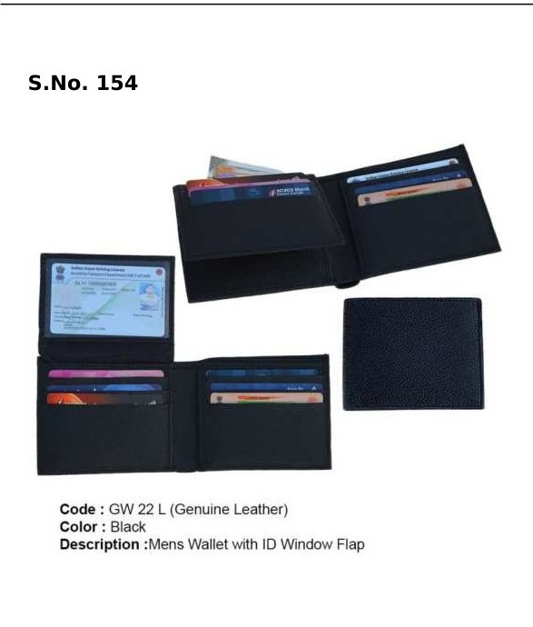 [63967] Mens Wallet - Genuine Leather