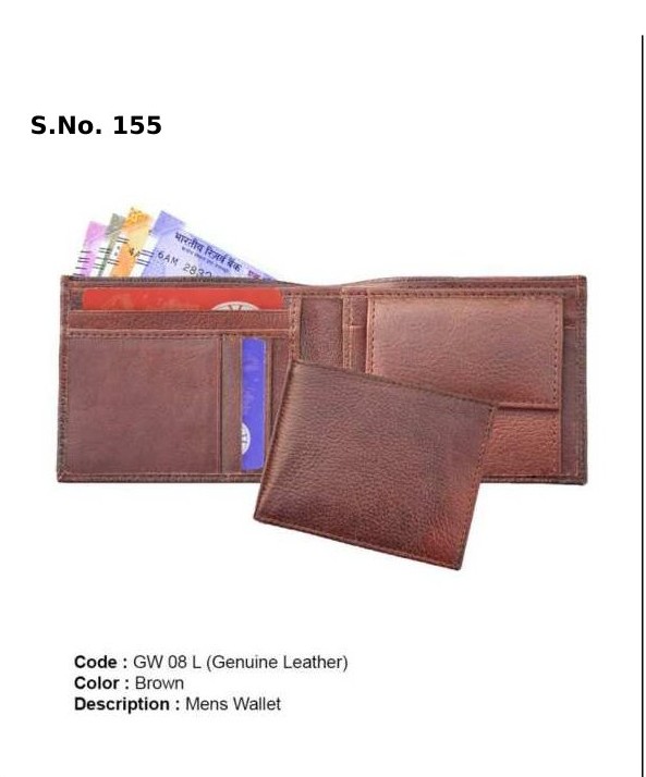[63968] Mens Wallet - Genuine Leather