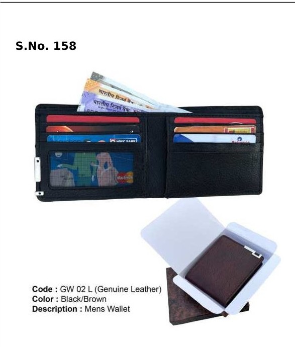 [63971] Mens Wallet - Genuine Leather
