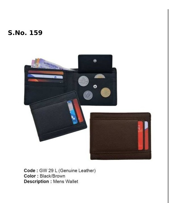 [63972] Mens Wallet - Genuine Leather