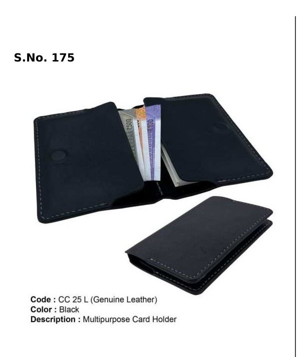 [63988] Multipurpose Card Holder - Genuine Leather