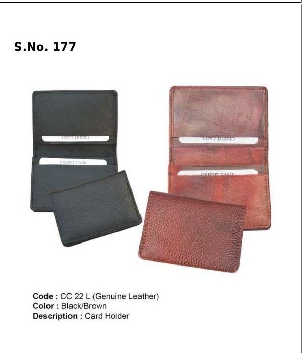 [63990] Card Holder - Genuine Leather