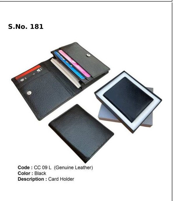 [63994] Multiple Card Holder - Genuine Leather