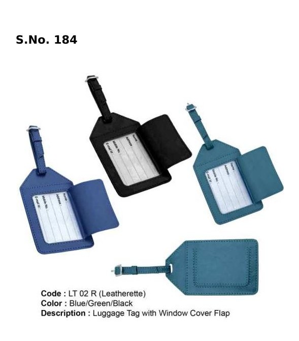 [63997] Luggage Tag - Leatherette