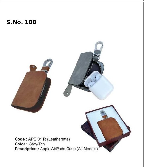 [64001] Apple AirPods Case (All Models) - Leatherette