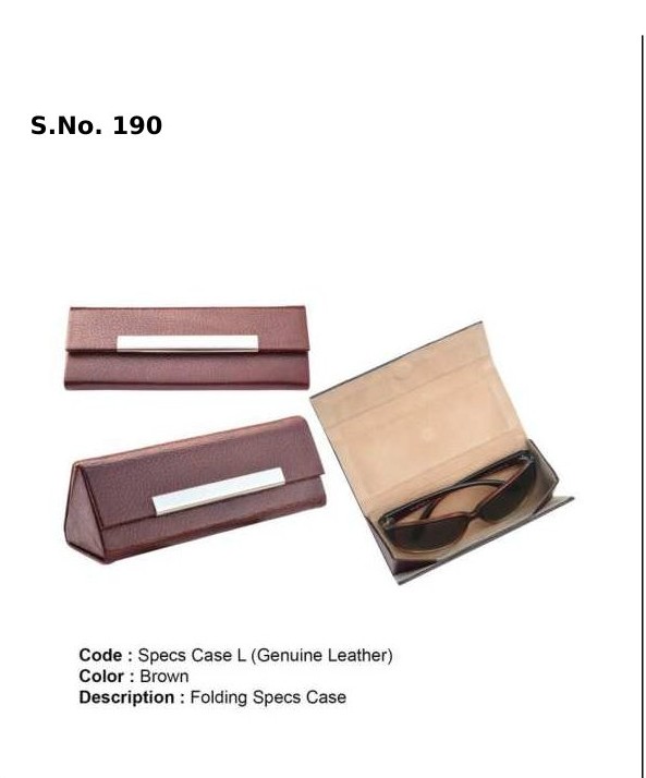 [64003] Spectacle Case - Genuine Leather