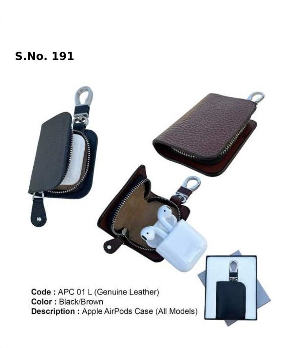 [64004] Apple AirPods Case (All Models) - Genuine Leather