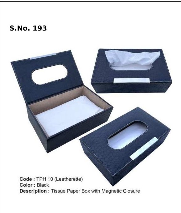 [64006] Tissue Paper Holder - Leatherette