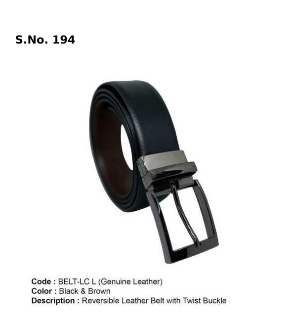 [64007] Reversible Belt - Genuine Leather