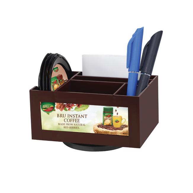 [60877] Table Revolving Pen Stand 5.51X3.94X2.95