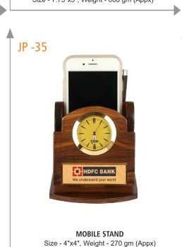 [64083] MOBILE STAND Size - 4"x4", Weight - 270 gm (Appx)