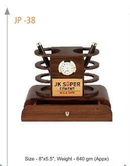 [64086] Pen Stand Size - 8"x5.5", Weight - 640 gm (Appx)