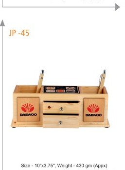 [64093] Pen Stand Size - 10"x3.75", Weight - 430 gm (Appx)