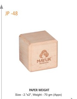 [64096] PAPER WEIGHT Size - 2"x2", Weight - 70 gm (Appx)