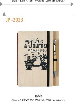 [64209] Designer Notebook Table